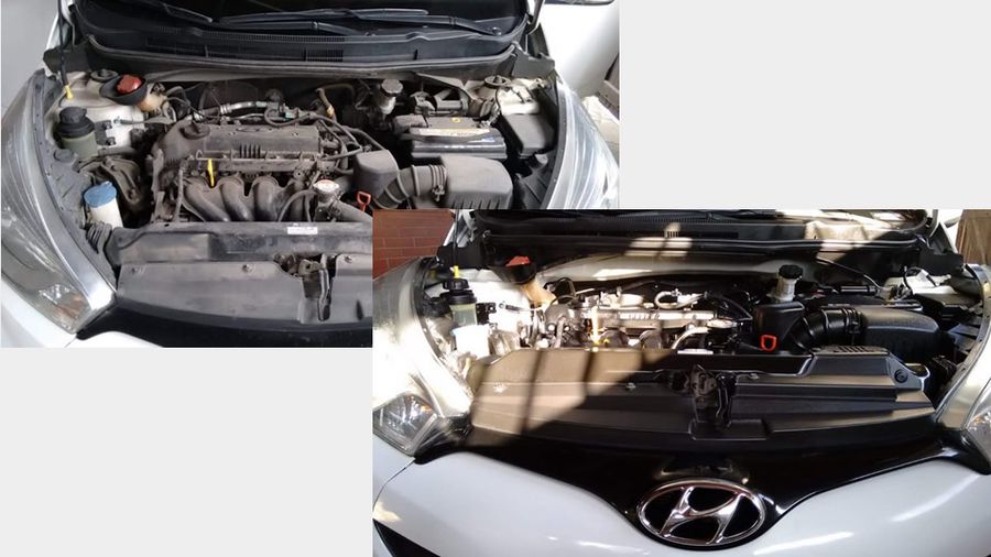 Higienização de motor